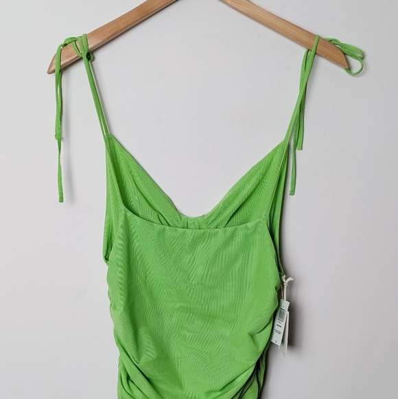 NWT WILFRED Winona Dress Green L Aritzia - Picture 10 of 10